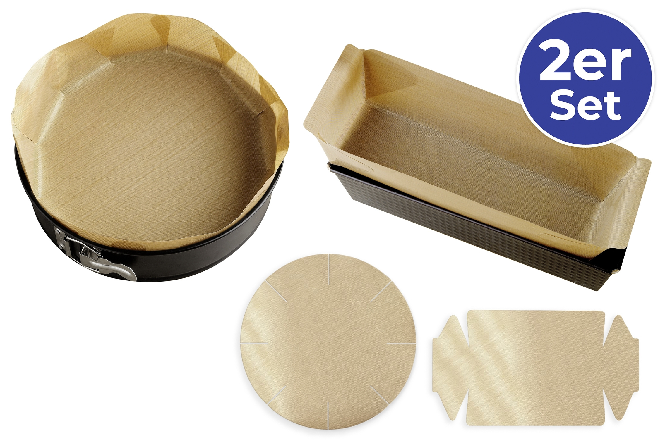 WENKO Backform Zuschnitt 2er Set 408035