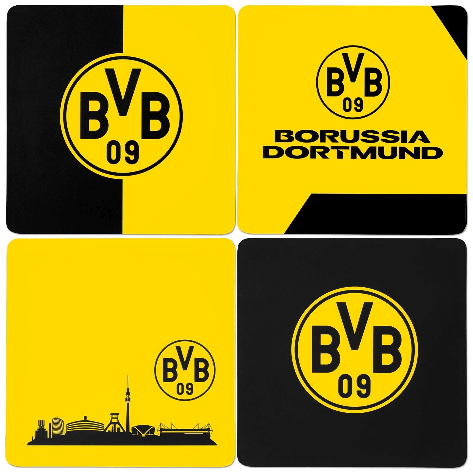 Sonstige Untersetzer BVB 4er-Set 5933977